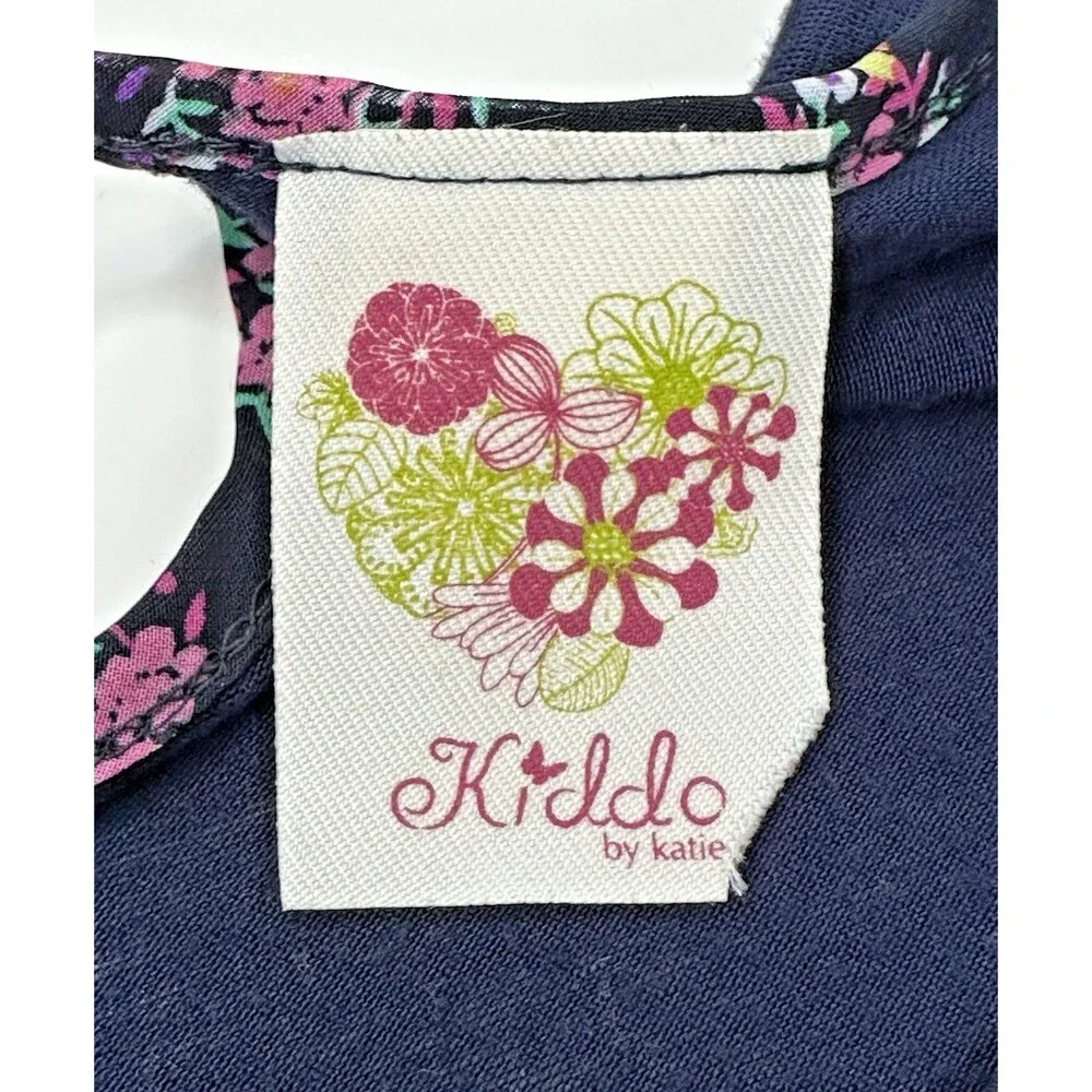 KIDDO by Katie Girls Sleeveless Tank Top Lightweight Flowy Hi Low Swing Blouse 8